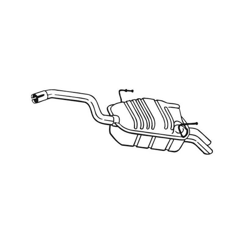 Silencieux arrière BOSAL