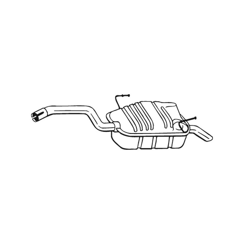 Silencieux arrière BOSAL