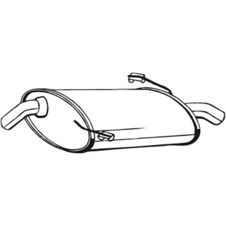 Silencieux arrière BOSAL