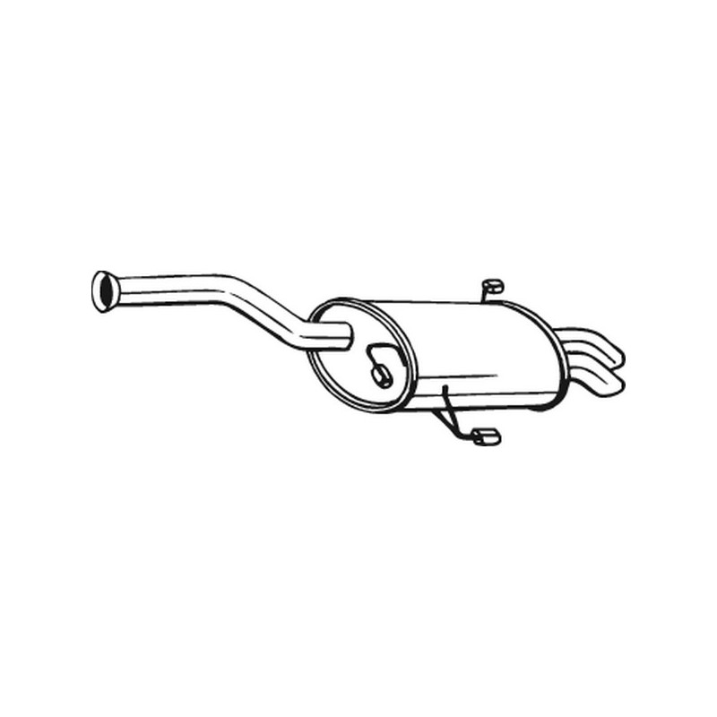 Silencieux arrière BOSAL