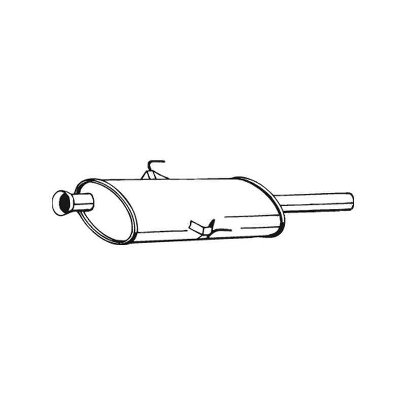 Silencieux intermédiaire BOSAL