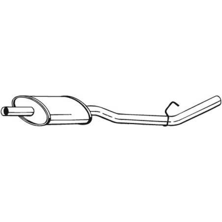 Silencieux intermédiaire BOSAL