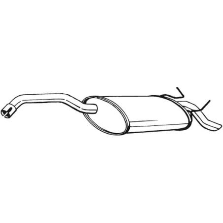 Silencieux arrière BOSAL