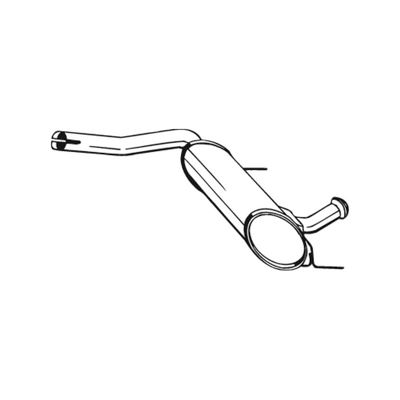 Silencieux intermédiaire BOSAL