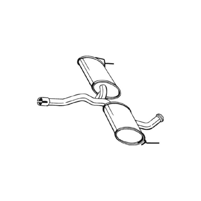 Silencieux intermédiaire BOSAL