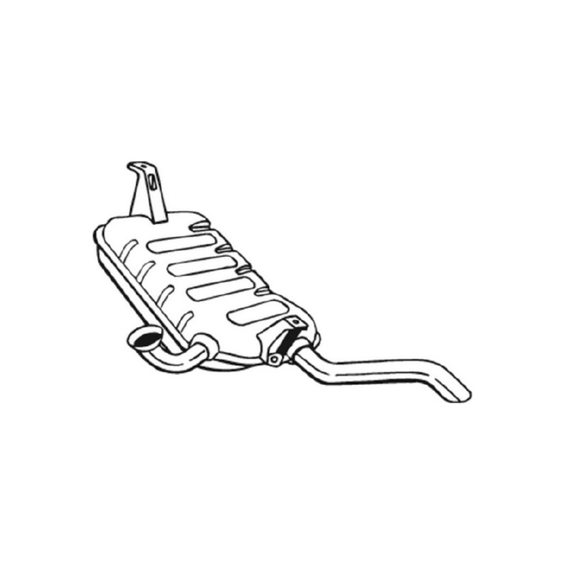 Silencieux arrière BOSAL