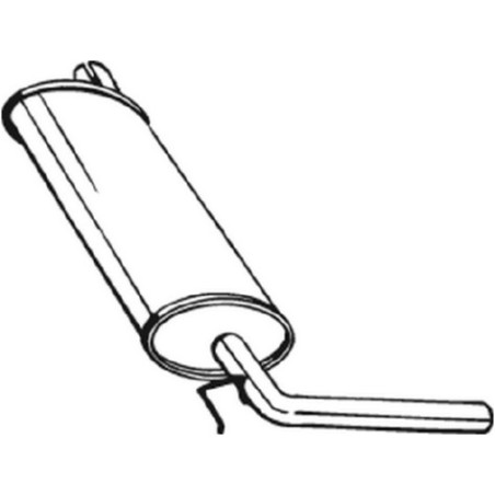 Silencieux arrière BOSAL