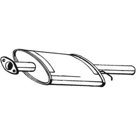 Silencieux intermédiaire BOSAL