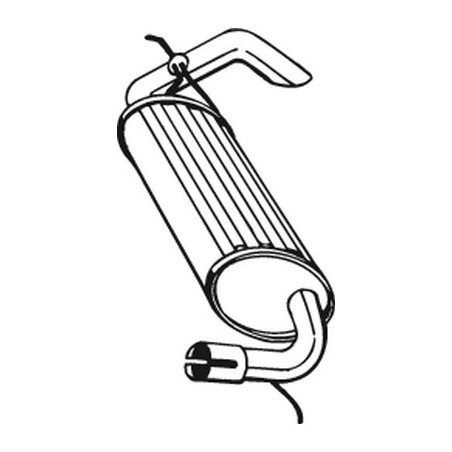 Silencieux arrière BOSAL