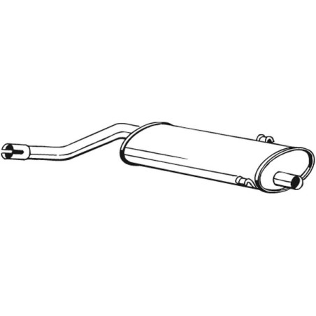 Silencieux intermédiaire BOSAL