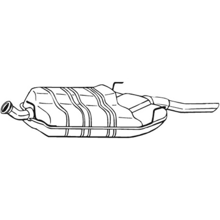 Silencieux arrière BOSAL