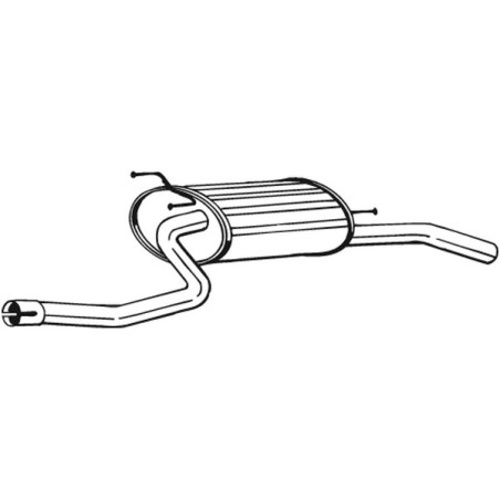 Silencieux arrière BOSAL