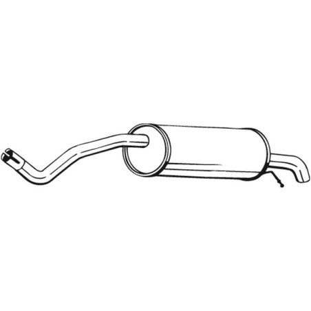 Silencieux arrière BOSAL