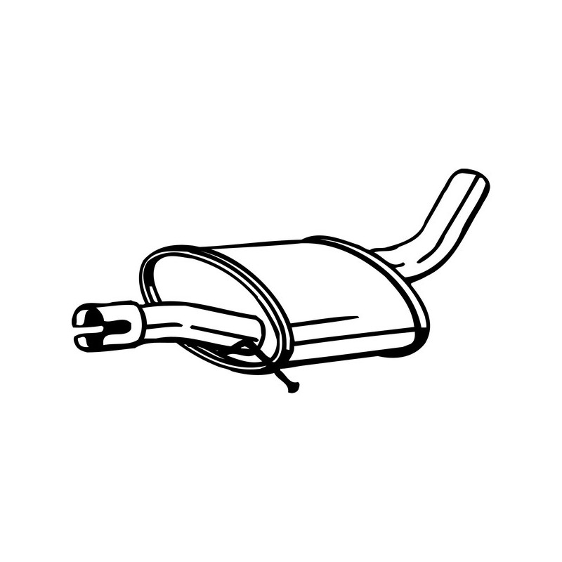 Silencieux intermédiaire BOSAL