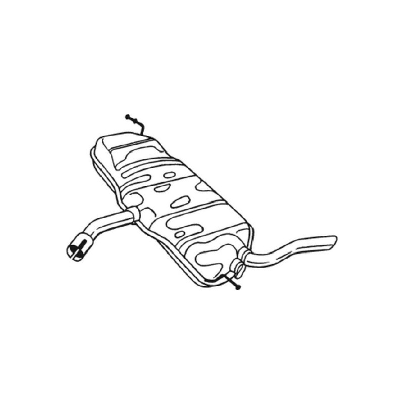 Silencieux arrière BOSAL