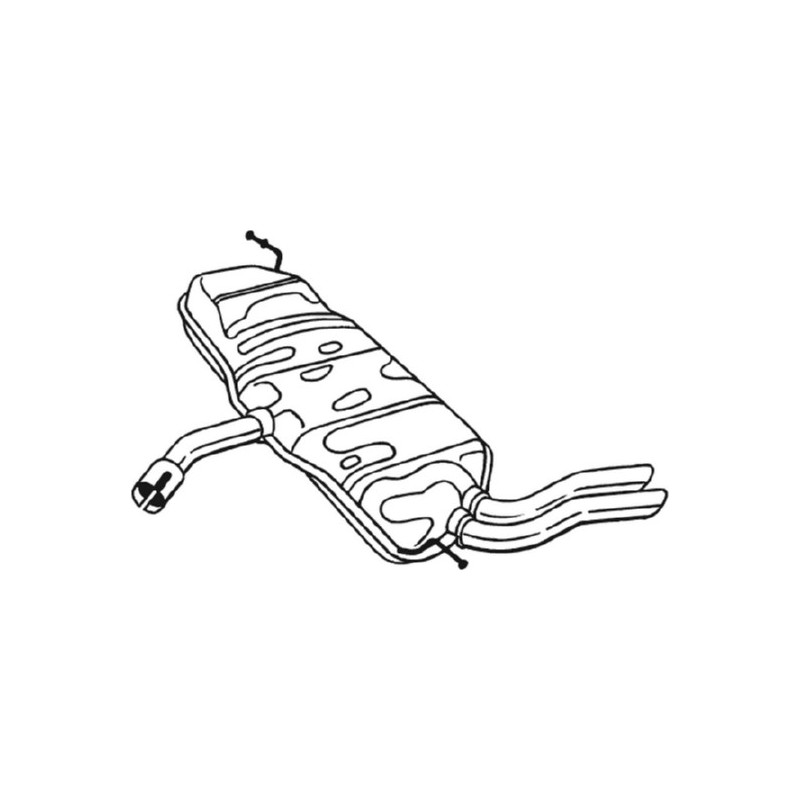 Silencieux arrière BOSAL