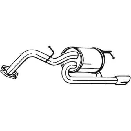 Silencieux arrière BOSAL