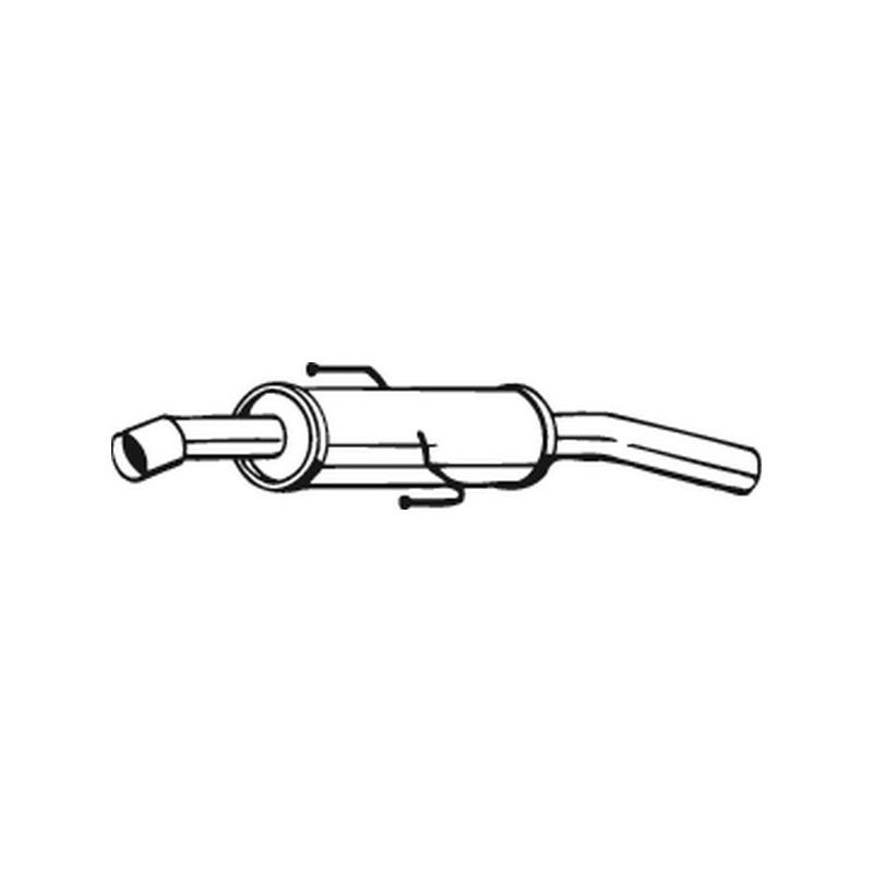 Silencieux intermédiaire BOSAL