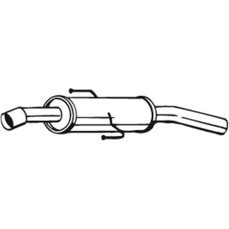 Silencieux intermédiaire BOSAL