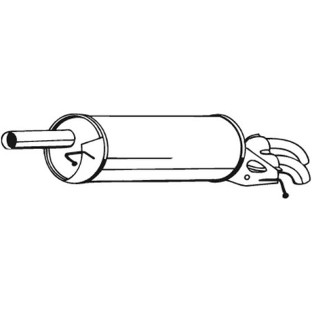 Silencieux arrière BOSAL