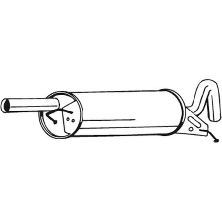 Silencieux arrière BOSAL