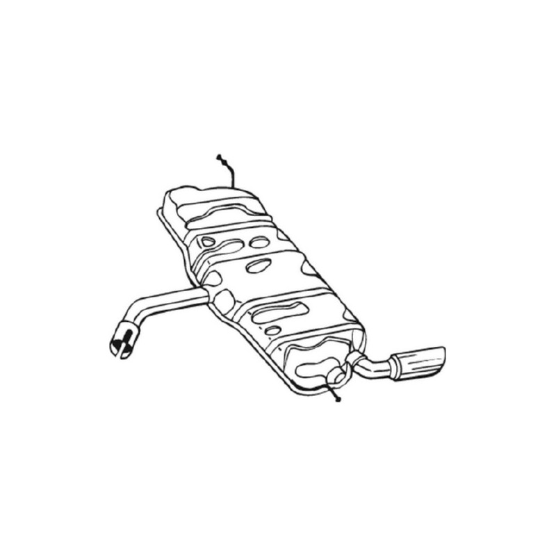 Silencieux arrière BOSAL