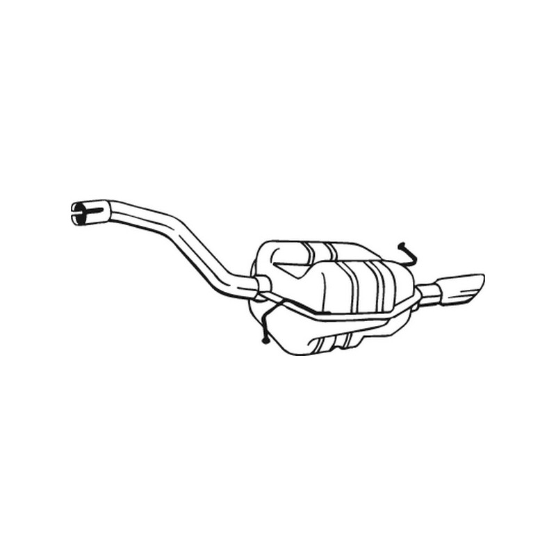 Silencieux arrière BOSAL