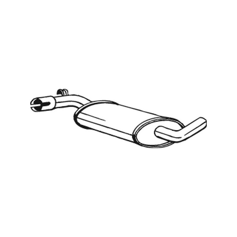 Silencieux intermédiaire BOSAL