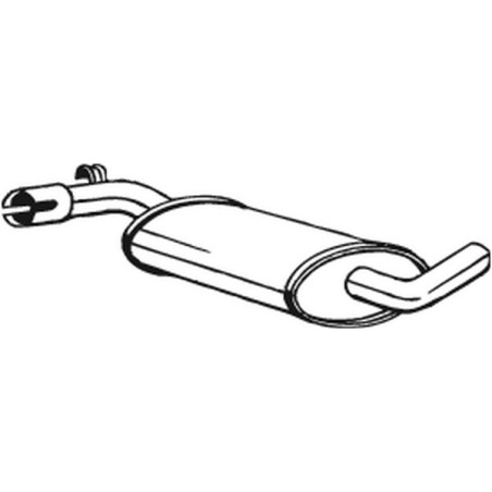 Silencieux intermédiaire BOSAL