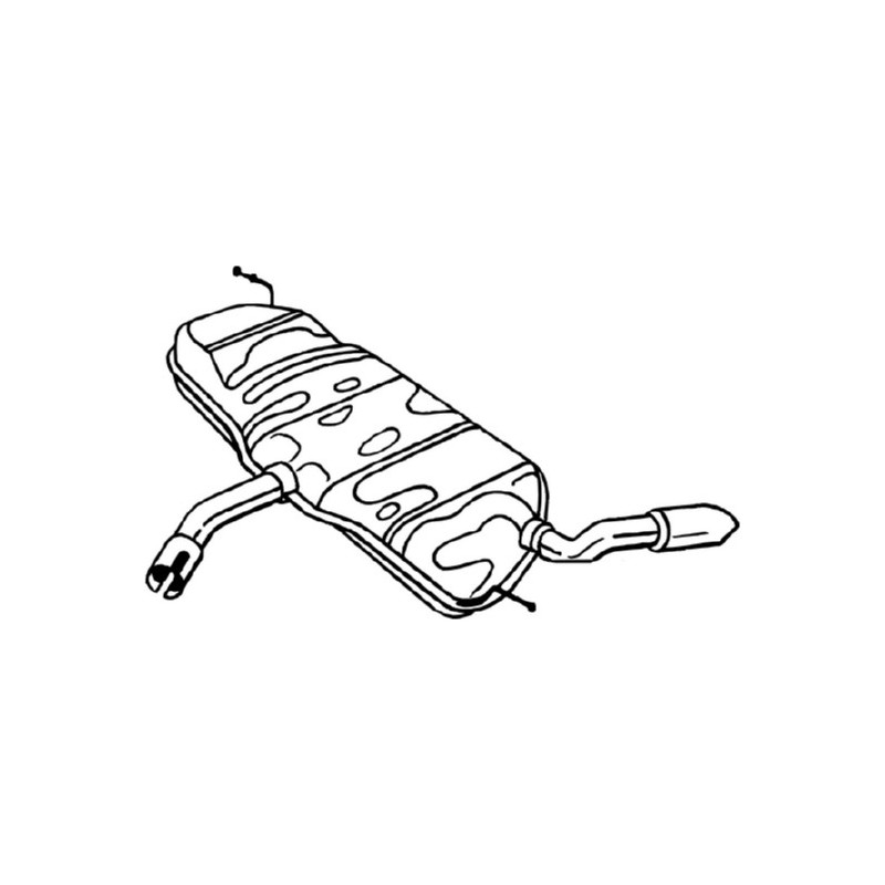 Silencieux arrière BOSAL