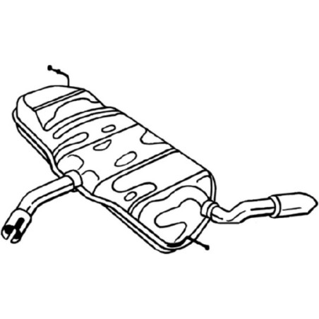 Silencieux arrière BOSAL