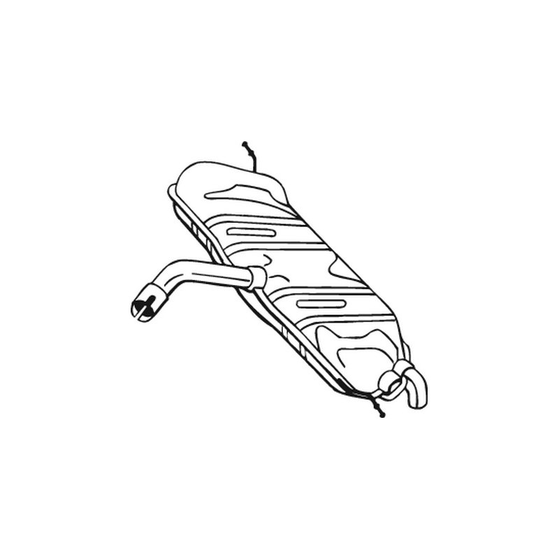 Silencieux arrière BOSAL