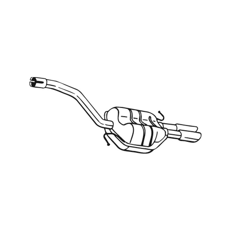 Silencieux arrière BOSAL