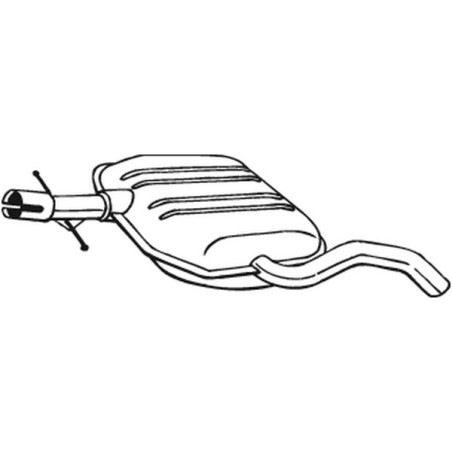 Silencieux intermédiaire BOSAL