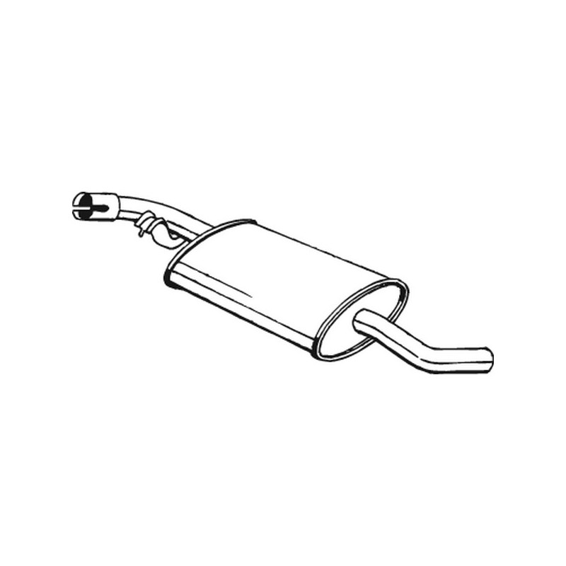 Silencieux intermédiaire BOSAL