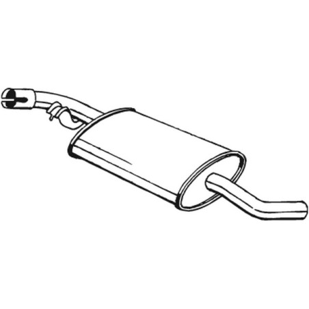 Silencieux intermédiaire BOSAL