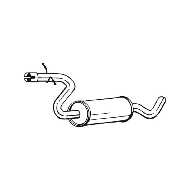 Silencieux intermédiaire BOSAL