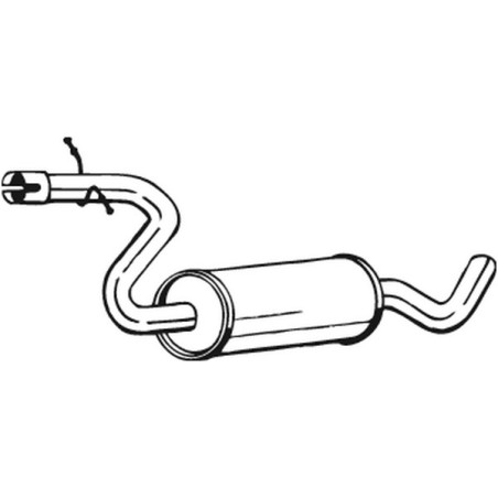 Silencieux intermédiaire BOSAL