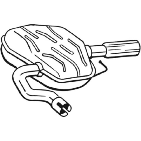 Silencieux arrière BOSAL