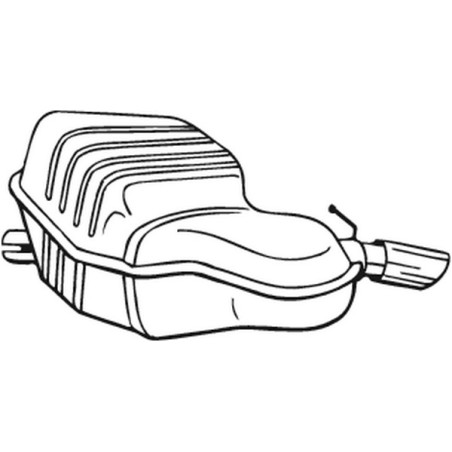 Silencieux arrière BOSAL