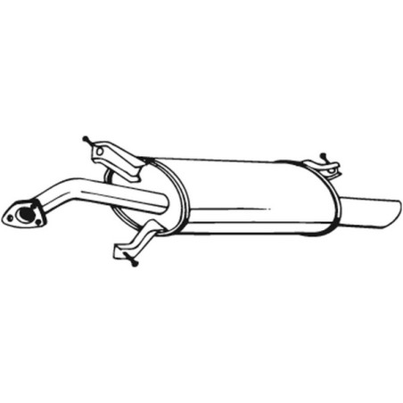 Silencieux arrière BOSAL