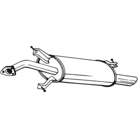 Silencieux arrière BOSAL