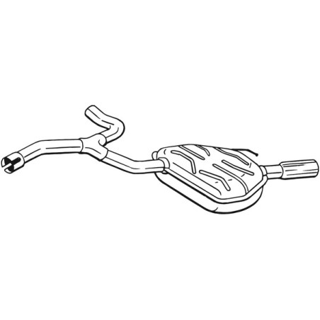 Silencieux arrière BOSAL