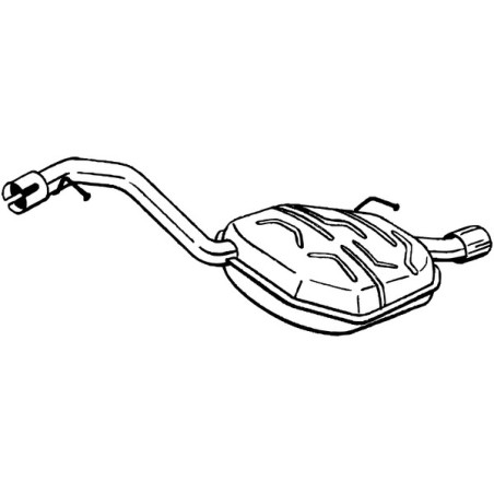 Silencieux arrière BOSAL