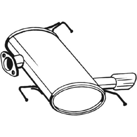 Silencieux arrière BOSAL