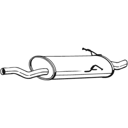 Silencieux arrière BOSAL