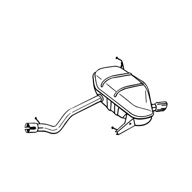 Silencieux arrière BOSAL