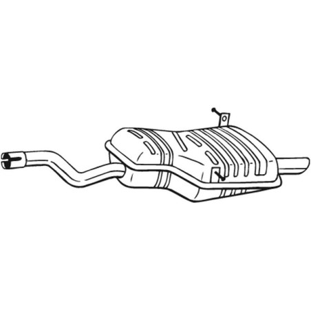 Silencieux arrière BOSAL