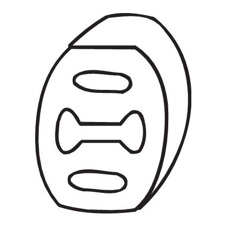 Bandes de caoutchouc (échappement) BOSAL