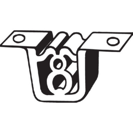 Bandes de caoutchouc (échappement) BOSAL